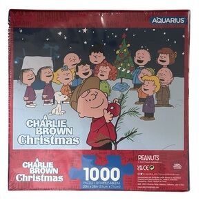 Aquarius Peanuts A Charlie Brown Christmas 1000 Pc Jigsaw Puzzle  New/Sealed